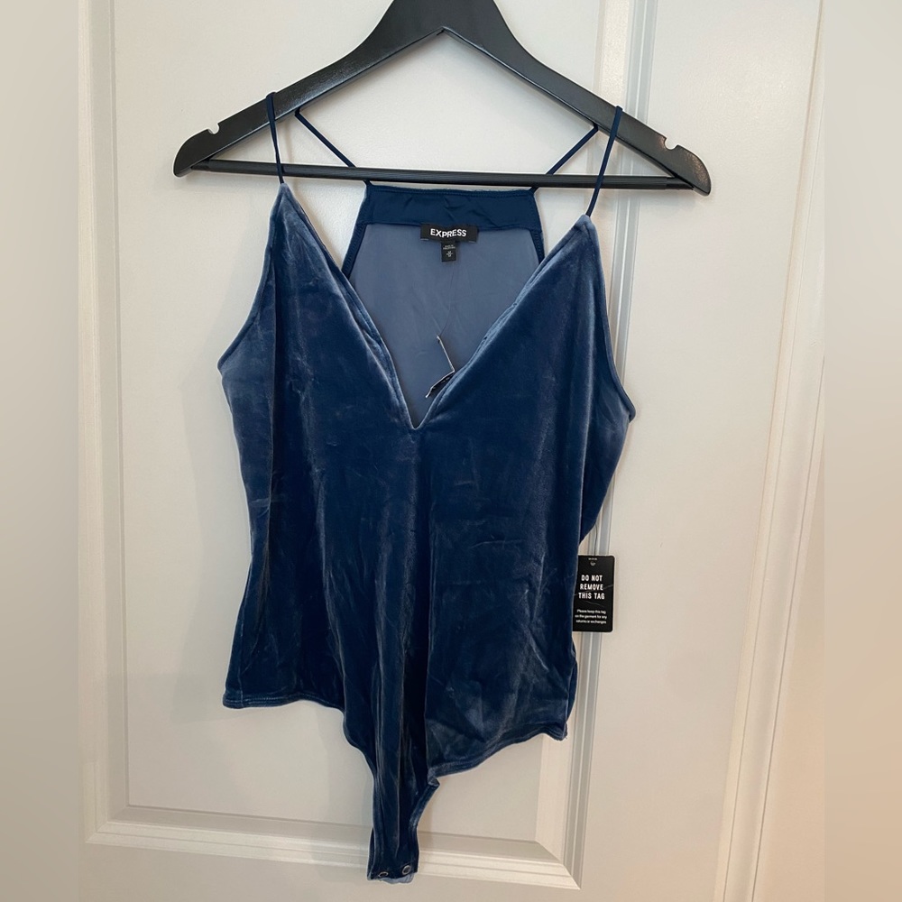 Express Bodysuit Size Medium. Blue. New.